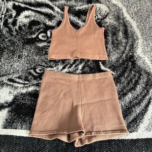 Garage knit lounge shorts, size medium